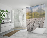 Bible Verses Premium Oxford Fabric Shower Curtain - The Lord Gives Peace ~2 Thessalonians 3:16~