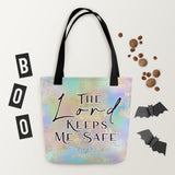 Limited Edition Premium Tote Bag - The Lord Keeps Me Safe (Design: Golden Spring)