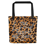 Limited Edition Premium Tote Bag - The Lord Keeps Me Safe (Design: Leopard)