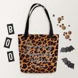 Limited Edition Premium Tote Bag - Jesus Forgives & Heals (Design: Leopard)