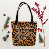 Limited Edition Premium Tote Bag - Inseparable From God's Love (Design: Leopard)