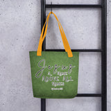 Limited Edition Premium Tote Bag - Jesus A Name Above All Names (Design: Textured Green)