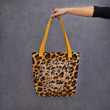 Limited Edition Premium Tote Bag - Receive Jesus' Joy Today (Design: Leopard)