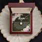 Eternal Hope CZ Crystal 14K White Gold Finish Necklace ~John 19:26-27~