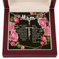 Artisan Crafted Stainless Steel Faith Cross Necklace ~Isiah 66:13~