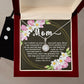 Eternal Hope CZ Crystal 14K White Gold Finish Necklace & Earring ~Psalm 139:13-14~