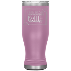 Bible Verses Boho 20oz Stainless Steel Vacuum Insulated Tumbler - Philippians 4:13 Design 13