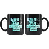 Bible Verses Black Mugs - Matthew 17:20 (Design 18) - Meditate Healing Christian Store