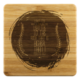 MeditateHealing.com | Pure Bamboo Wood Thick Coasters