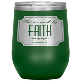 MeditateHealing.com Stainless Steel Vacuum Insulated Wine Tumbler