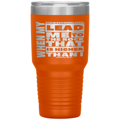 Bible Verses 30oz Stainless Steel Vacuum Insulated Tumbler - Psalm 61:2 Design 20
