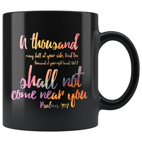 MeditateHealing.com | Dishwasher Safe Black Mugs