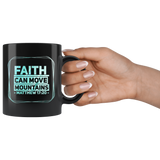 Bible Verses Black Mugs - Matthew 17:20 (Design 11) - Meditate Healing Christian Store