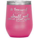 MeditateHealing.com Stainless Steel Vacuum Insulated Wine Tumbler