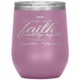 MeditateHealing.com Stainless Steel Vacuum Insulated Wine Tumbler