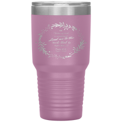 Bible Verses 30oz Stainless Steel Vacuum Insulated Tumbler - Psalm 61:2 Design 19