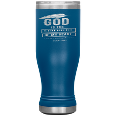 Bible Verses Boho 20oz Stainless Steel Vacuum Insulated Tumbler - Psalm 73:26 Design 14