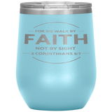 MeditateHealing.com Stainless Steel Vacuum Insulated Wine Tumbler