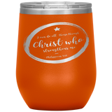 MeditateHealing.com Stainless Steel Vacuum Insulated Wine Tumbler