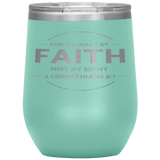 MeditateHealing.com Stainless Steel Vacuum Insulated Wine Tumbler