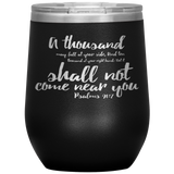 MeditateHealing.com Stainless Steel Vacuum Insulated Wine Tumbler