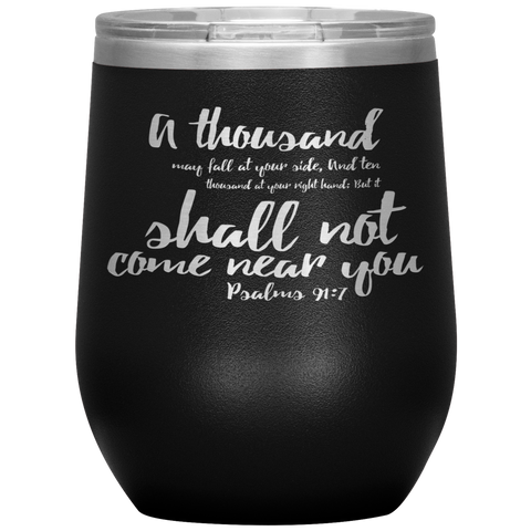 MeditateHealing.com Stainless Steel Vacuum Insulated Wine Tumbler