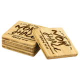 MeditateHealing.com Bamboo Coasters