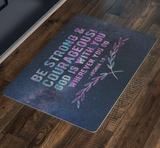 Bible Verses Anti-Slip Protective Doormat ~Joshua 1:9~ Design 1