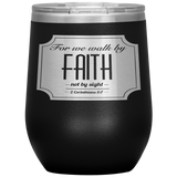 MeditateHealing.com Stainless Steel Vacuum Insulated Wine Tumbler