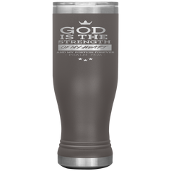 Bible Verses Boho 20oz Stainless Steel Vacuum Insulated Tumbler - Psalm 73:26 Design 8