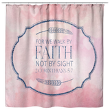 MeditateHealing.com | Premium Oxford Fabric Shower Curtain
