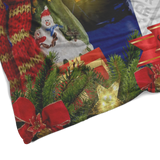 Personalized Christmas Super Comfort Fleece Blanket - Thanks Be To God For His Indescribable Gift ~2 Corinthians 9:15~ (Design: Snowman 2)
