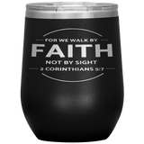 MeditateHealing.com Stainless Steel Vacuum Insulated Wine Tumbler