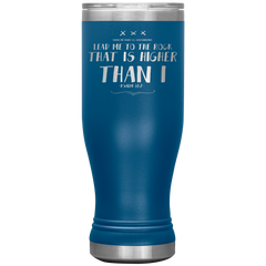 Bible Verses Boho 20oz Stainless Steel Vacuum Insulated Tumbler - Psalm 61:2 Design 12