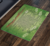 Bible Verses Anti-Slip Protective Doormat Prayer for Salvation ~Jonah 2:2-9~ (Design: Misty 2)