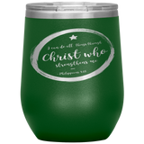 MeditateHealing.com Stainless Steel Vacuum Insulated Wine Tumbler