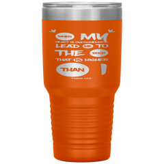 Bible Verses 30oz Stainless Steel Vacuum Insulated Tumbler - Psalm 61:2 Design 9