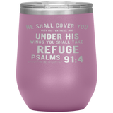 MeditateHealing.com Stainless Steel Vacuum Insulated Wine Tumbler