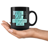 Bible Verses Black Mugs - Matthew 17:20 (Design 18) - Meditate Healing Christian Store