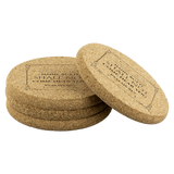 Bible Verses Durable Thick Cork Coasters - Psalm 91:7 (Design 7)